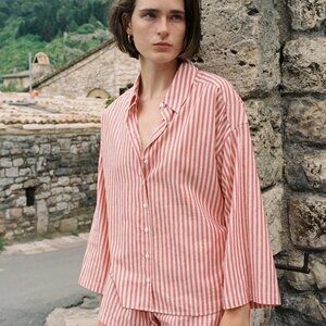 Christy Dawn - The Domenic Blouse - Candy Stripe - NWT! - Size Medium - Organic